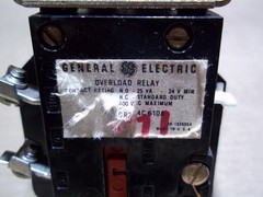 GE CR224C610A Overload Relay 25Va 600V