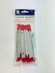 BRADY SCN-10-A-M Wire Marker Clip Sleeve Wire Dia .110