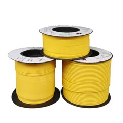 Yellow L Type PTFE Tube Pipe 150V Thin Wall 0.15/0.2/0.3mm ID 0.3mm~3.38mm Hose