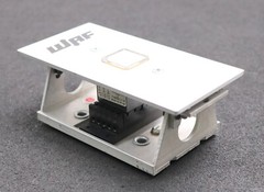 Schäfer/WAF installation module KT28 240VAC 3A 24VDC 1A with aluminium trim 140x72mm