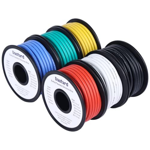 Dastard 14 AWG Silicone Wire 90ft Flexible 14 Gauge Stranded Tinned Copper Wire