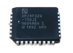 2PCS – AM28F020-150JI 2 Megabit (256 K x 8-Bit) CMOS 12.0 Volt, Bulk Erase Flash