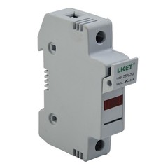 Fuse Holder Solar PV Fuse 10x38mm With LED Indicator Light For Solar Panels