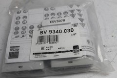Rittal SV 9340.030 Busbar Support 1-Pole – 4 Units New