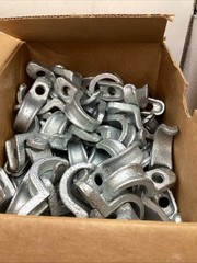 SteelCity HS401 Galv. Malleable Iron Pipe Straps For 1/2” Rigid Conduit Qty 100
