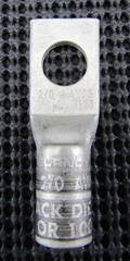 BURNDY YA-L-N125-2/0-STR COPPER 1-HOLE COMPRESSION LUG – LOT OF 2 / NEW NO BOX