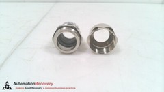REMKE BR21AA, TUFF-SEAL DOME CAP NICKEL-PLATED BRASS CABLE GLANDS, SEE D #328248