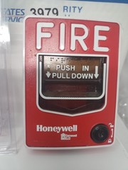 Used Honeywell Gamewell Red Dual Action Fire Alarm Pull Station No Key