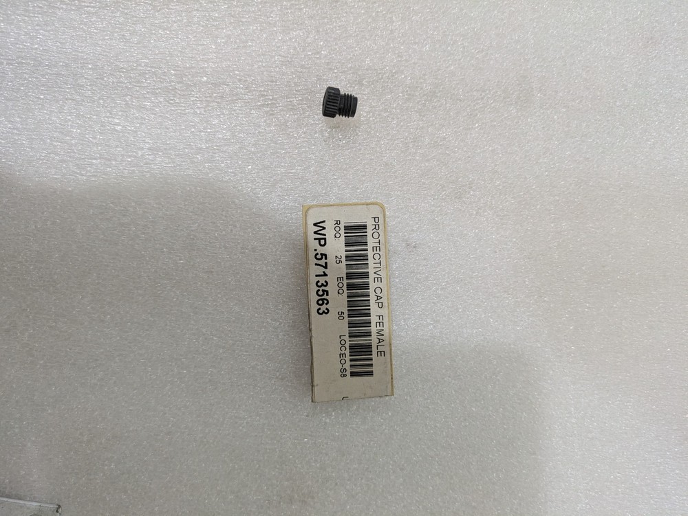 Protective Cap Female Threaded Plug Black Plastic Industrial OEM 5/ORDER