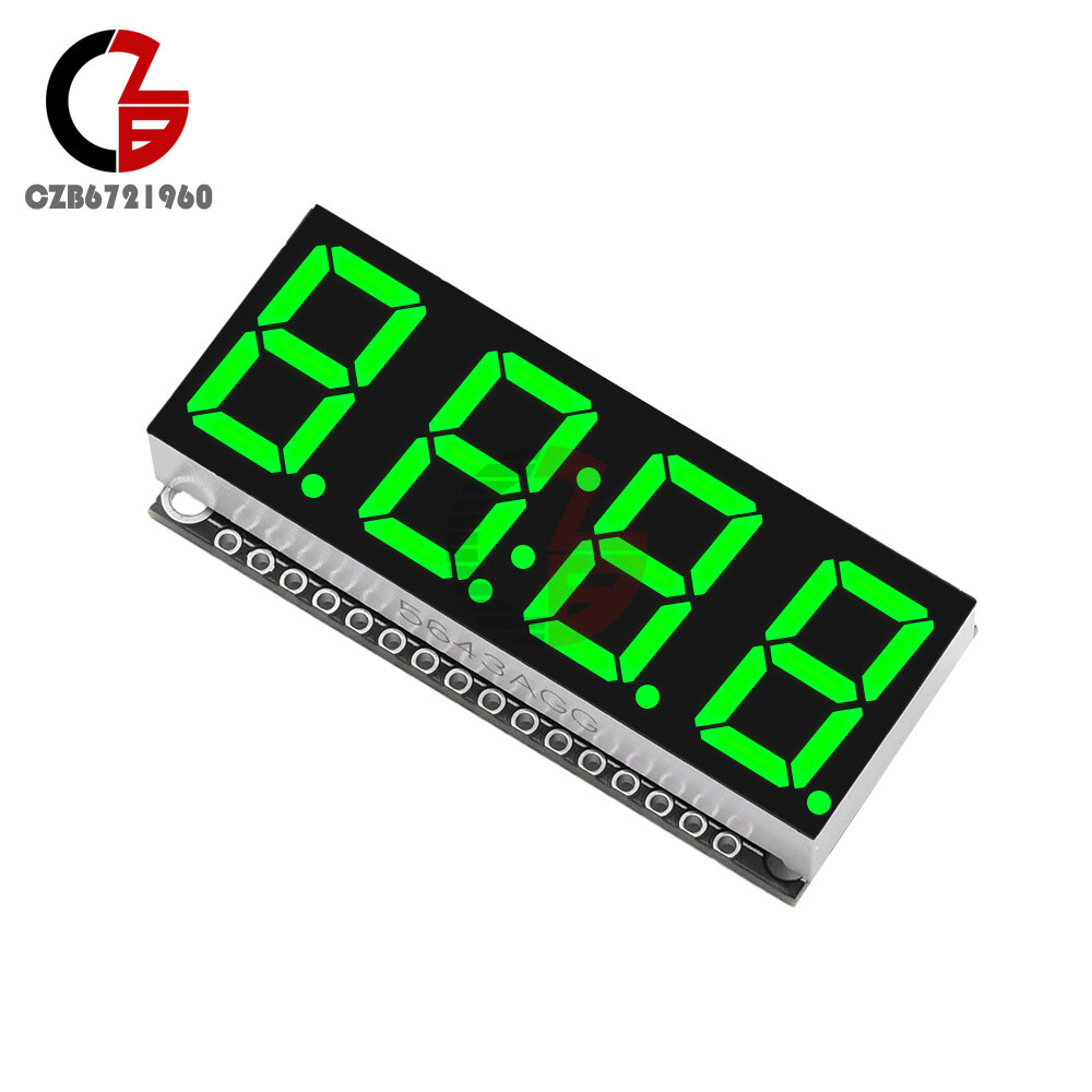 0.56-inch 4-digit 7-segment LED Display Module Clock Module HT16K33 Driver I2C