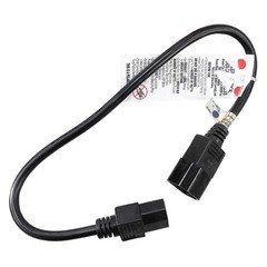 GRAINGER APPROVED 5XFR4ID Power Cord,IEC C14,SJT,1.5 ft.,10A,16/3 5XFR4
