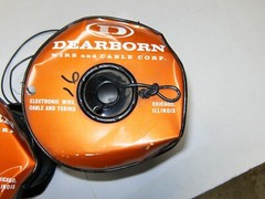 (2) Spools Of Dearborn Wire Cable Corp 23 Pounds Appliance 105°C 600 V 1/32 PVC