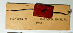 Lot of 3 NOS Vintage Domino Style Mica Capacitors