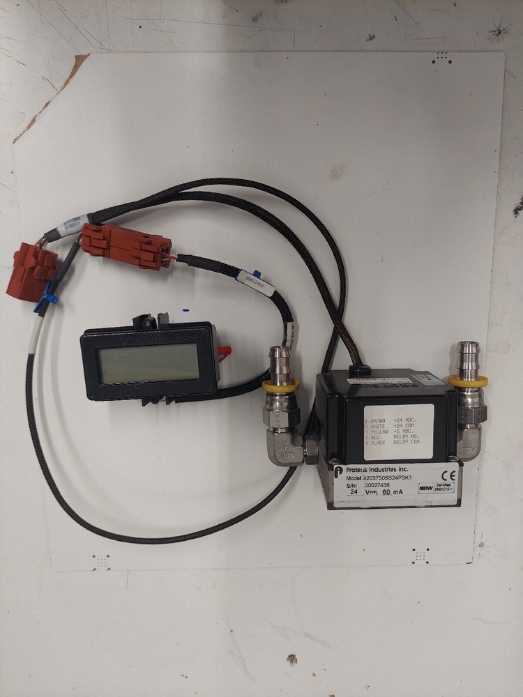 AMAT 0190-00532 PROTEU 92037506S24P3K1 Proteus Flow Switch & Meter 2.5 GPM 1/2″
