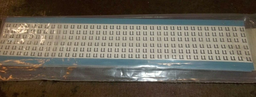 LOT OF 19 THOMAS & BETTS WCL1S WIRE MARKER CARDS (WL113)