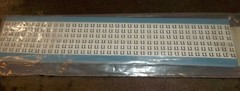 LOT OF 19 THOMAS & BETTS WCL1S WIRE MARKER CARDS (WL113)
