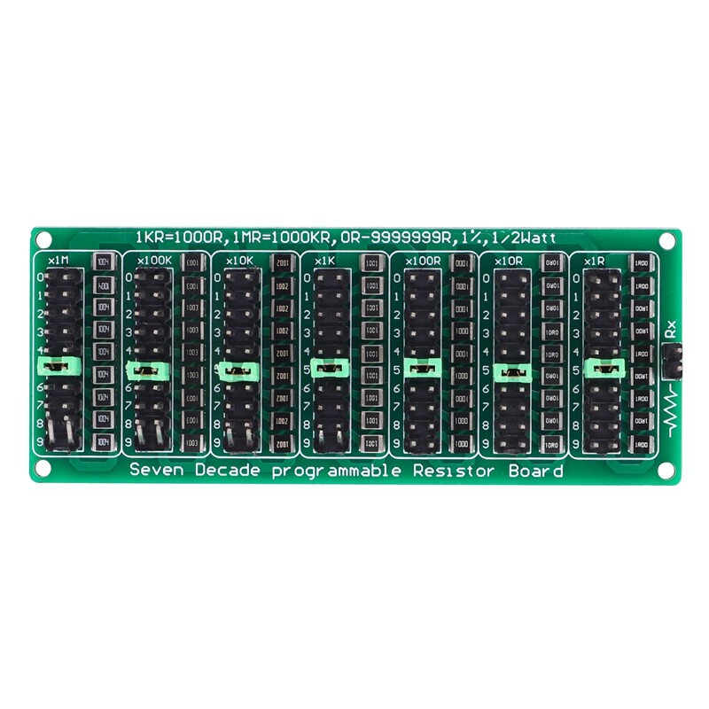 7 Decade 1R – 9999999R Programmable SMD Resistance Sliding Resistance Pla3750-