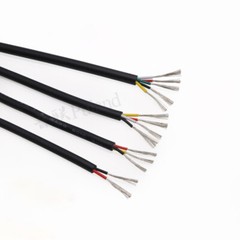 Flexible Multicore Cable 2 Core-10 Core PVC Tinned Copper Power Wire Black White