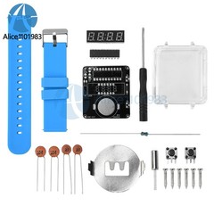 Electronic Watch DIY Kit LED Digital Tube Display Soldering Project Practice