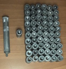 * 61 Pieces 1/4″-20, 1/2″ Drill Machine Screw Anchor, 50 Pieces