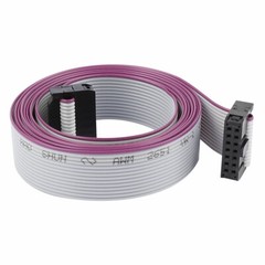 2.54mm Pitch 14Pin 14 Wire F/F IDC Connector Flat Ribbon Cable 148cm Length