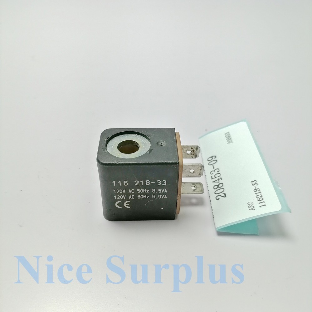 ARO Solenoid coil 116 218-33 120V AC 50HZ 8.5VA