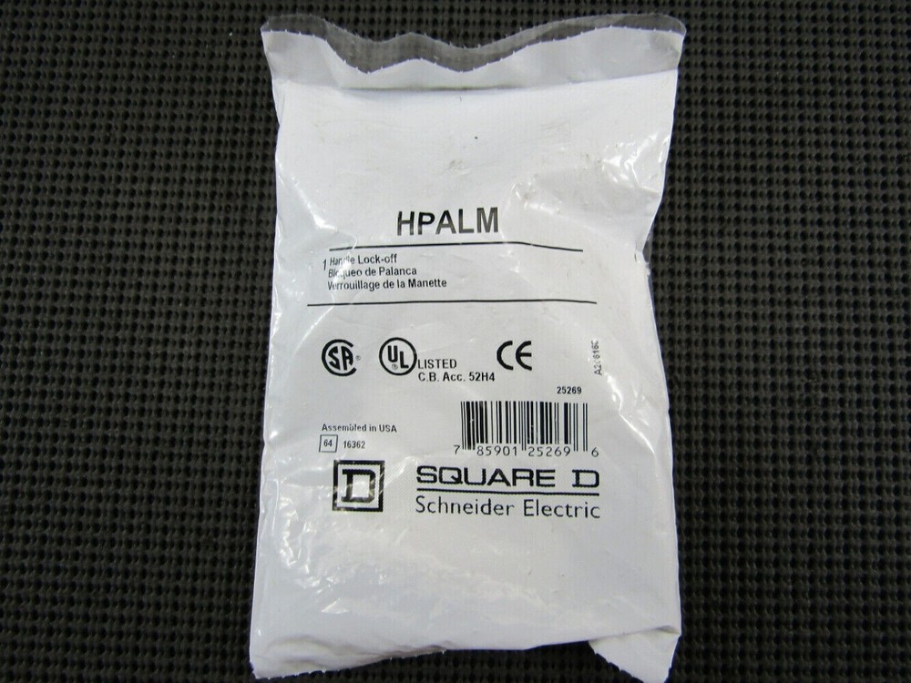 Square D HPALM Circuit Breaker LA/MA Handle Padlock Lock-off – Factory Sealed