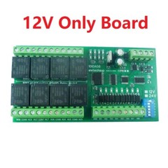 New DC 12V 24V 8DI 8DO RS485 Modbus RTU Relay Module Switch Control Board