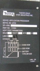 USED Thayer Scale / Hyer Industries AP32 Application Processor Module 51934