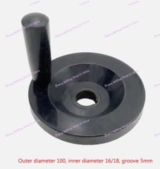 1PC Wire Cut Parts Complete Hand Wheel 100*16/18 for WEDM Wire Cutting Machine