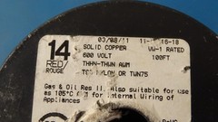 Southwire 14 awg Red Solid Copper Insulated Wire THHN THWN AWM 100 Feet 600 volt