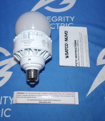 Lot of 4 NIB Satco S13101 Hi-Pro LED A23 25W 4000K Light Bulbs