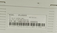 Rockwell Samsung CPL93203 N70 Relay Output Unit 16P 250V 1A PLC Module Used Part