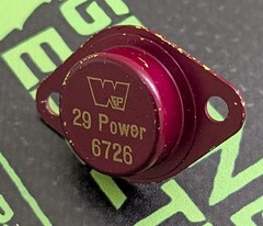29 POWER – WORKMAN – 9PCS 1967 TRANSISTOR