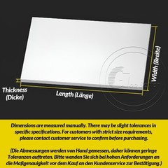 Natural White Polypropylene Sheet Cut to Size PP Plastic Block Panel 0,5mm-30mm