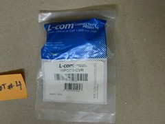 L-COM Global Connectivity WPSD3-CVR WATERPROOF COVER DB9 & HD15 WPSD LOT # 4