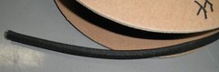One Foot 1/4″ High Temp Fiberglass Wire Sleeve 1200F 2 AWG 650C
