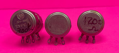 Ohmite CU-2521 (2.5K) & CU-1021 (1K) Potentiometer w/ AB Dual Potentiometer 300K