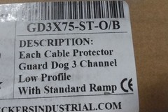 Checkers GD3X75-ST-O/B 3/4 In Channel Height 38-3/8 In L Cable Protector