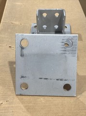 NEW B-LINE B281SQSS4, 6X6 STAINLESS POST BASE LOT OF 2