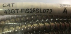 Allen Bradley 43GT-FIS25SL072 Glass Fiber Optic Cable Ser A 72″ Length