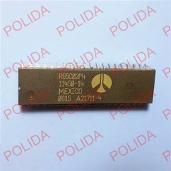 10PCS Microprocessor IC ROCKWELL DIP-40 R65C02P4 11450-14 R65C02P4E