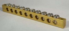SUNS International G-12810 10 Terminal Grounding Bus Bar
