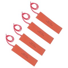 4 Pcs Silicone Rubber Heating Pad Flexible Silicone Heater Mat Rubber Heating