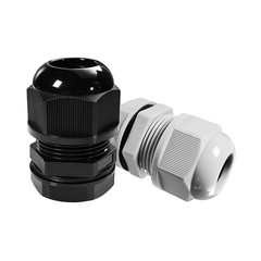 IP68 WATERPROOF CABLE GLAND COMPRESSION JUNCTION M12/14/16/18-M63 BLACK/WHITE