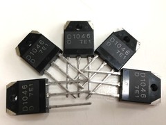 LOT OF 4 2SD1046 120.0 V 8.0 A Audio TO-3PB New Original SANYO