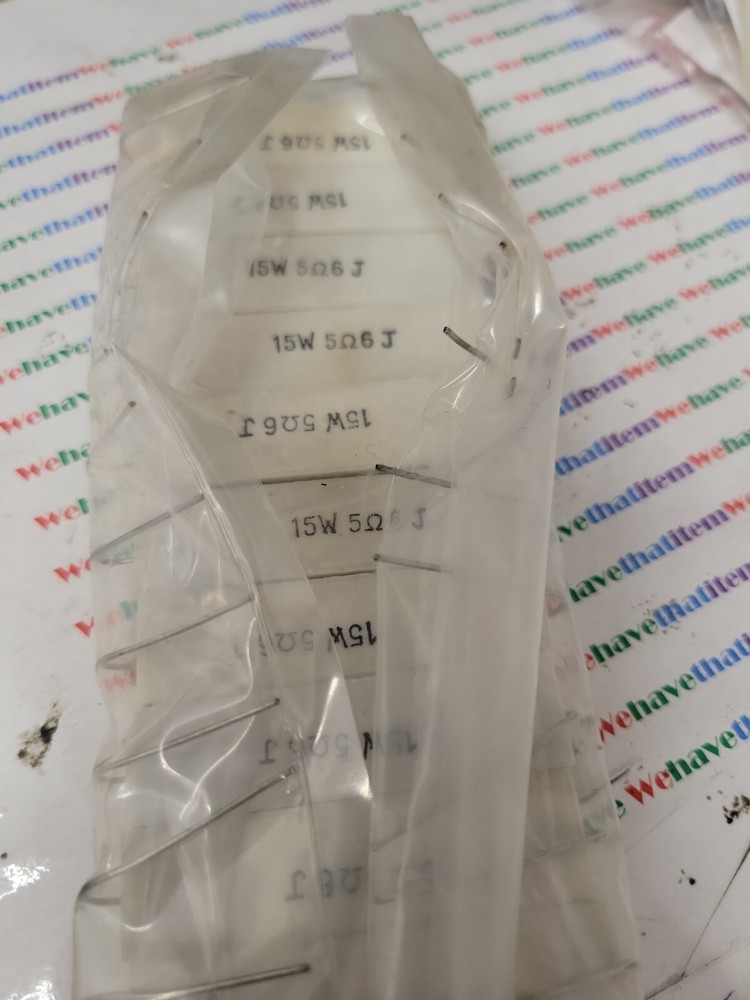 5ohm 15w AXIAL CEMENT RESISTOR / 10 PIECES (qzty)