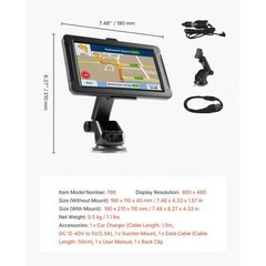 GPS Navigator for Car, 7 inch Touch Screen 16GB GPS Navigation System with Buil