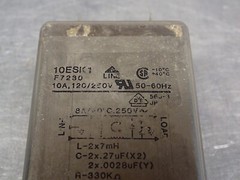 Corcom 10ESK1 EMI Filter 10A 120/250V 50/60Hz Used With Warranty