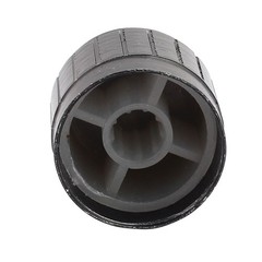5 Pcs 6mm Diameter Bulb Light Lamp Dimmer Control Rotary Knob Cap Black